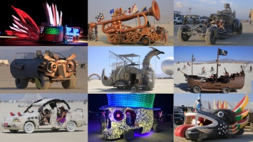 Самые яркие и необычные авто с фестиваля Burning Man 2018