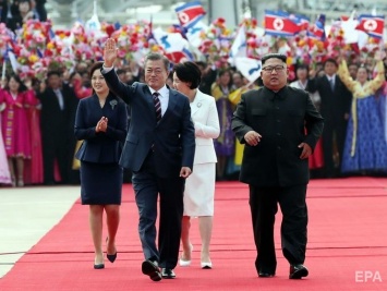 Президент Южной Кореи прибыл в Пхеньян на саммит с Ким Чен Ыном