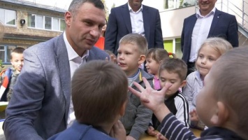Кличко рассказал, что за этот год в эксплуатацию в Киеве введены 5 детсадов, а еще 3 откроют до конца года