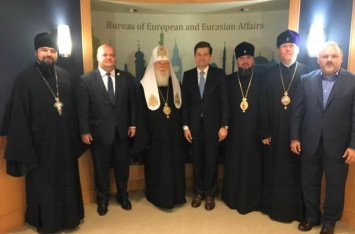 Патриарх УПЦ КП Филарет посетил с визитом Госдепартамент США