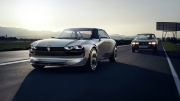 Peugeot представил e-Legend - электрический концепт по мотивам классических моделей