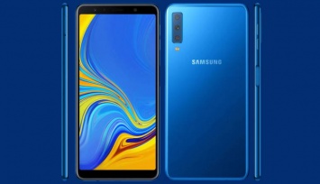 Samsung официально представила Galaxy A7 (2018) с тройной камерой