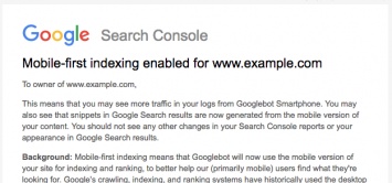 Google стал массово переводить сайты на mobile-first индексацию