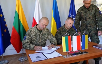 Украинский офицер принял под командование ЛитПолУкрбриг