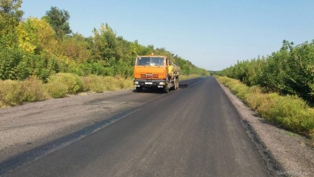 Заканчивается ремонт дороги на Ахтырку