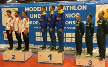 Днепровский спортсмен получил две медали на чемпионате Европы по современному пятиборью