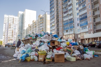 В Челябинске жилые районы утонули в кучах мусора