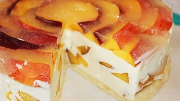 ПП-десерт - Творожно-йогуртовый торт "Нотка лета"