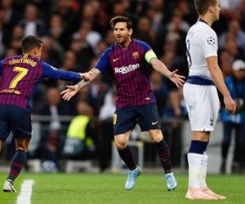 Барселона выиграла зрелишный матч у Тоттенхэма: смотреть голы