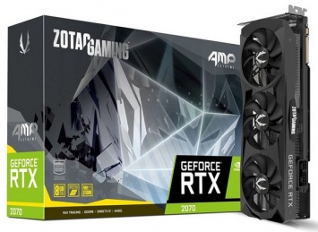 Видеокарты ZOTAC Gaming GeForce RTX 2070 AMP Extreme и AMP Edition рассчитаны на энтузиастов и массовый рынок