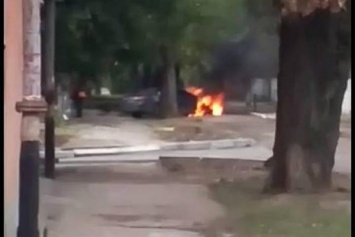 В Покрове сгорело авто бывшего мэра