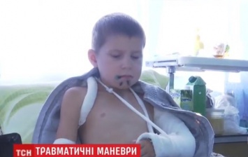 В Житомирской области шлагбаум травмировал школьника