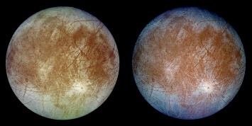 Исследование: спутник Юпитера Европа усеян огромными ледяными шипами