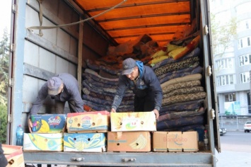 Второй грузовик с гуманитарной помощью из Николаевской области прибыл на Черниговщину