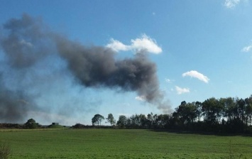 На военной базе в Бельгии сгорел истребитель, есть пострадавшие