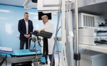 Кличко: 30 тыс. киевлян, которые ежегодно посещают Первую больницу, смогут воспользоваться новым оборудованием