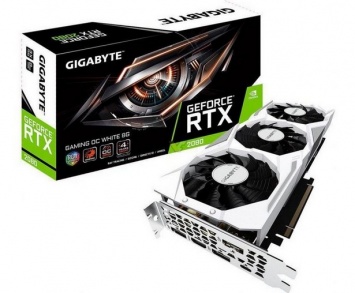 Видеокарта Gigabyte GeForce RTX 2080 Gaming OC White получила белоснежный дизайн
