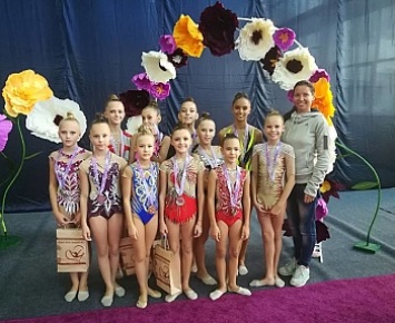 Бердянские гимнастки приняли участие во Всеукраинских соревнованиях