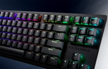 Игровая клавиатура Tesoro GRAM Spectrum TKL работает на фирменных свичах и стоит $100