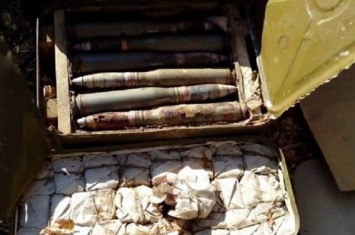 В Луганской области обнаружен тайник с арсеналом боеприпасов
