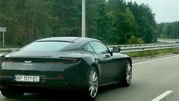 Новый суперкар "Aston Martin" принадлежит компании отца запорожского депутата