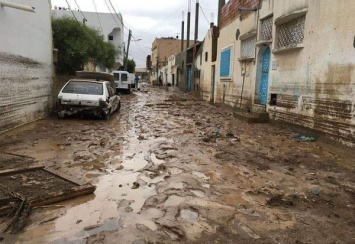 В Тунисе из-за наводнения погибли пять человек. Фото стихии