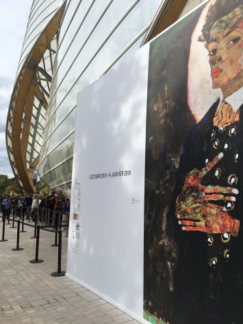 Картинки с выставки: Баския и Шиле в Fondation Louis Vuitton