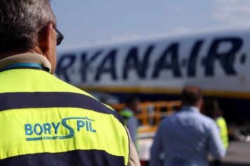 В аэропорт Борисполь начался массовый слет самолетов Ryanair
