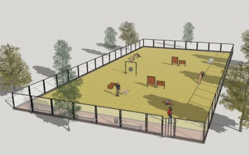 В Полтаве построят площадку для выгула собак (фото проекта)