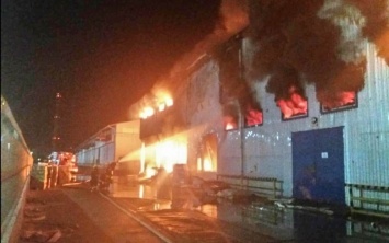 В полиции назвали причину пожара на заводе в Южном