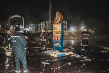 Пожар на АЗС под Киевом: горело дизельное топливо