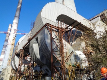 Экология скажет спасибо: энергоблок Приднепровской ТЭС оборудовали новым электрофильтром и перевели на украинский уголь
