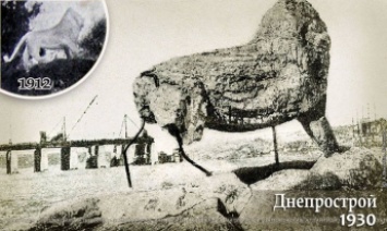 В Запорожье историки показали удивительный кадр с "многострадальным львом"