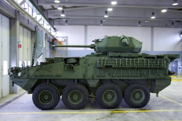 Испытания новой версии боевой машины Stryker попали на видео