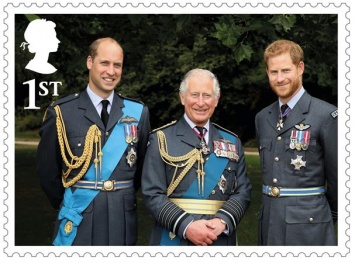 В Британии выпустили марки в честь 70-летия принца Чарльза