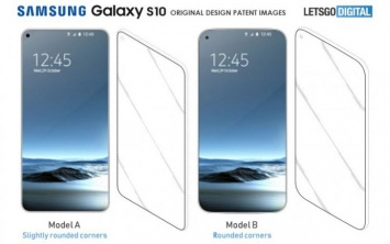 Рассекречено несколько вариантов дизайна Samsung Galaxy S10