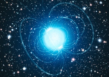 Слияние нейтронных звезд породило гипермассивный магнитар