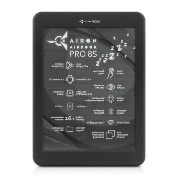 AIRON AirBook PRO 8S - премиальный ридер на Android с впечатляющими функциями