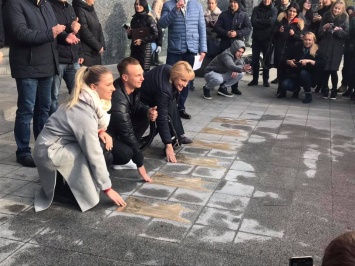В центре Киева появились именные звезды николаевских олимпийцев Харлан и Абраменко