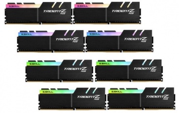 Оперативная память G.Skill Trident Z и Trident Z RGB выпускается увеличенными комплектами