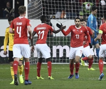 Швейцария с 5 голами совершила камбэк года и отобрала у Бельгии первое место