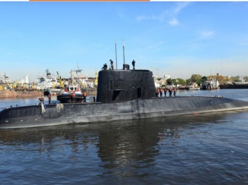 Это таки затонувшая год назад субмарина: аргентинские военные показали фотографии