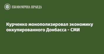 Курченко монополизировал экономику оккупированного Донбасса - СМИ