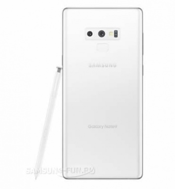 Известна дата начала продаж Samsung Galaxy Note 9 в белоснежном корпусе