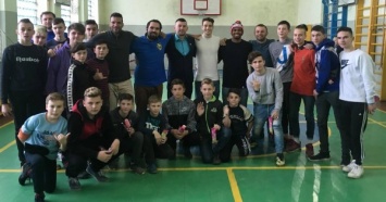 ФК Львов посетил школу-интернат в Винниках