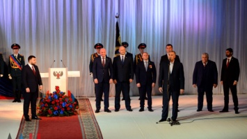 Сергей Аксенов принял участие в официальной церемонии инаугурации Главы ДНР Дениса Пушилина
