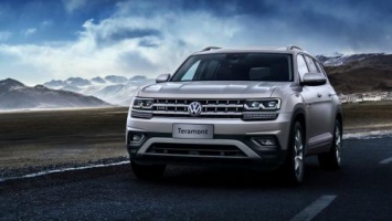В Китае тестируюит новое кросс-купе Volkswagen Teramont