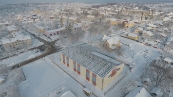 Благодаря снегопаду на севере Одесской области школьники получили выходной (фото)
