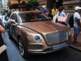 Bentley Bentayga уже появился в Нью-Йорке