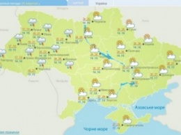 На выходных в Украине похолодает, ожидаются дожди